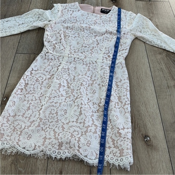 Nasty Gal Lace Overlay Dress Cream - Picture 13 of 13